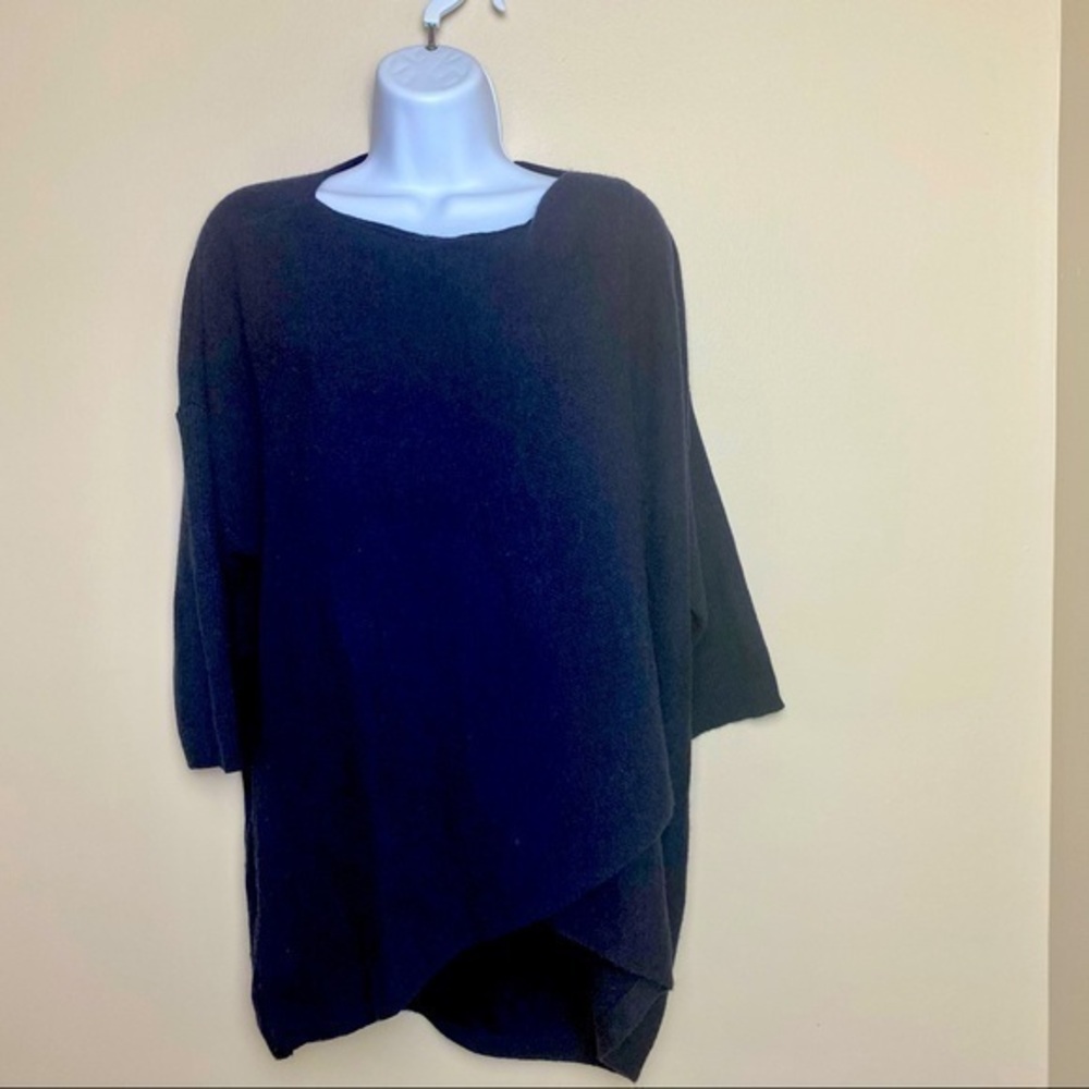 🎈3/$20! 
Preston & York alpaca blend sweater. Blue. Xl. Short sleeve